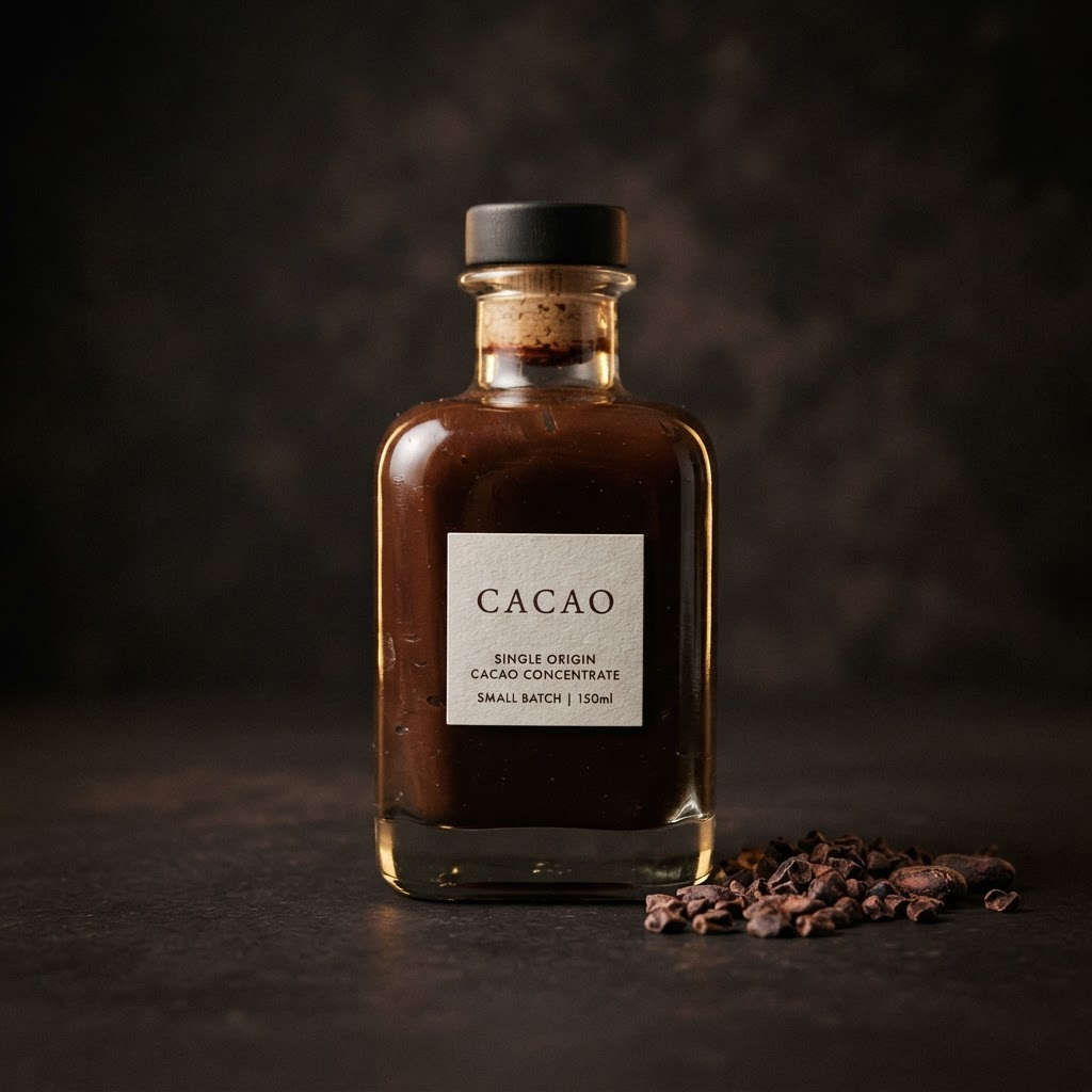 Mocha Concentrate — Brewed-cacao concentrate for the one drink coffee-free beats