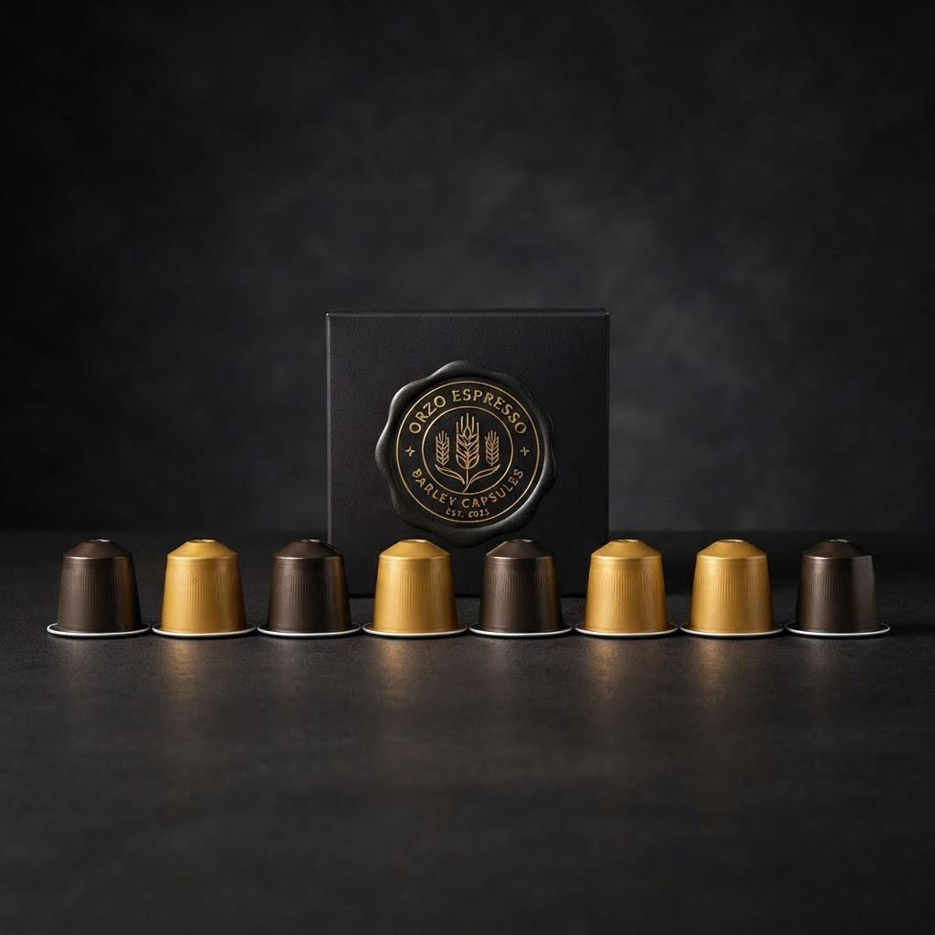 Orzo Nero Capsules — Nespresso-compatible roasted-barley capsules