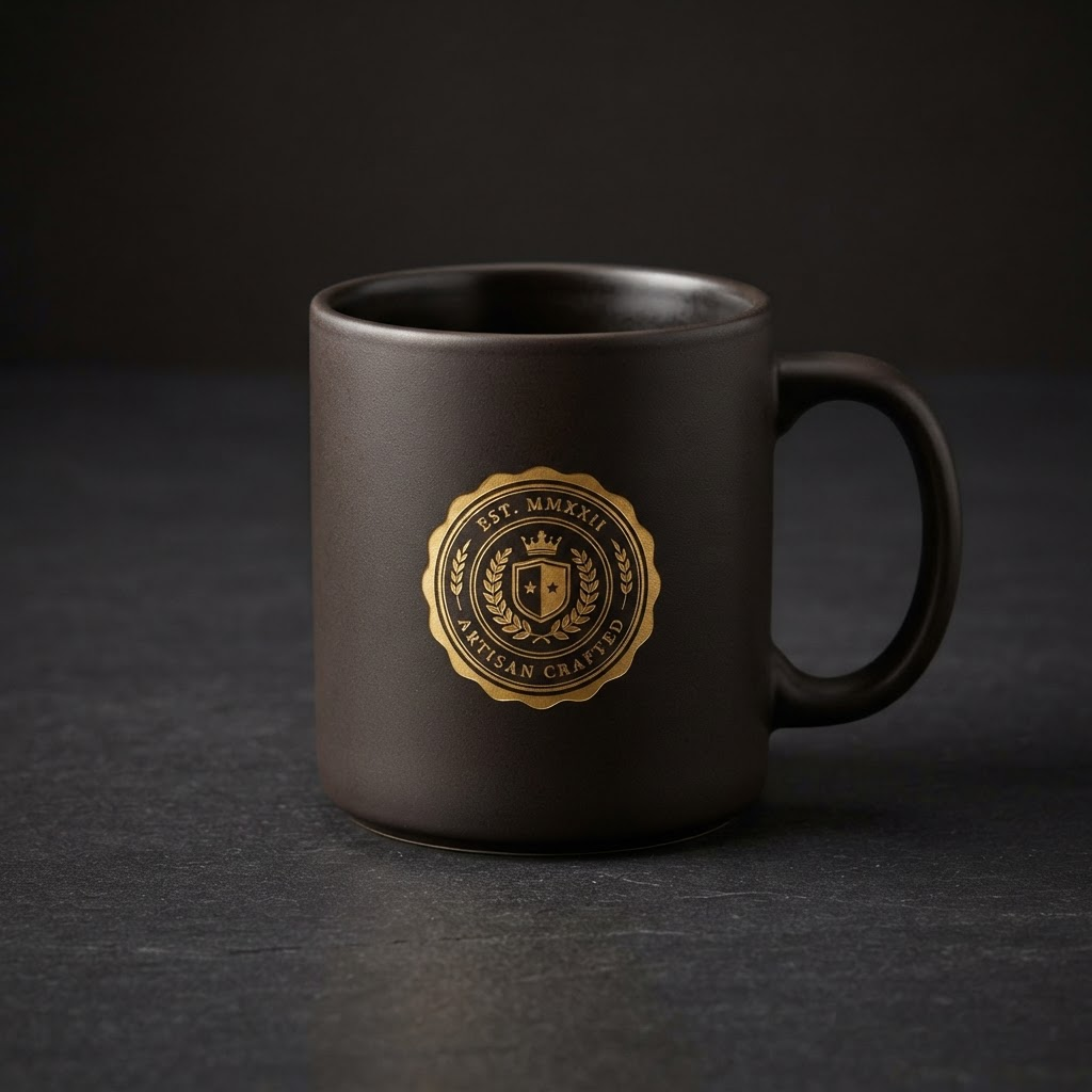 № 89 Stamp Mug — Heavy ceramic mug with the compliance seal