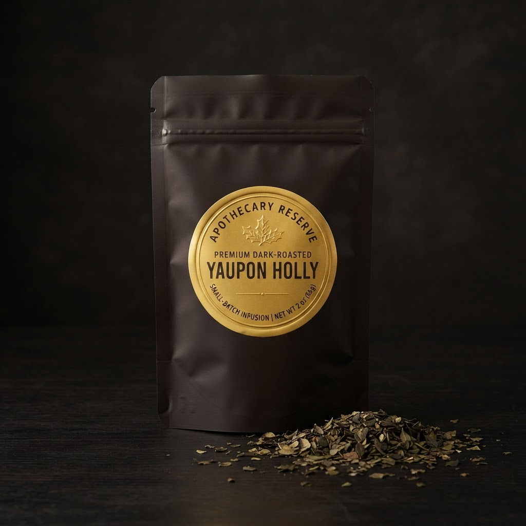 Yaupon Dark — Dark-roast yaupon holly (Ilex vomitoria), ground