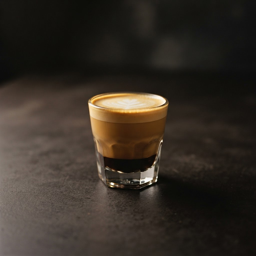 Cortado & Cortadito, prepared in its serving vessel