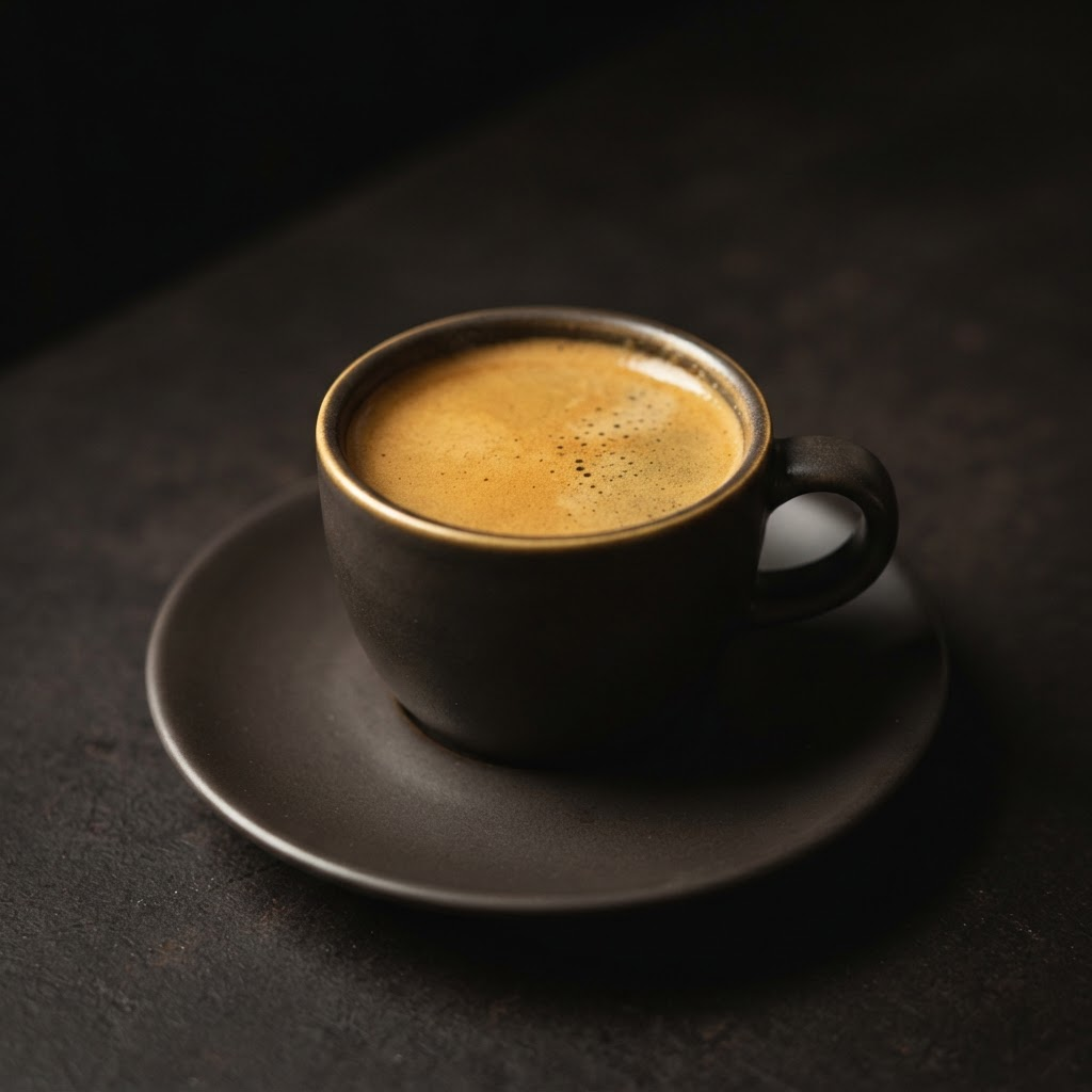 Orzo Espresso, prepared in its serving vessel